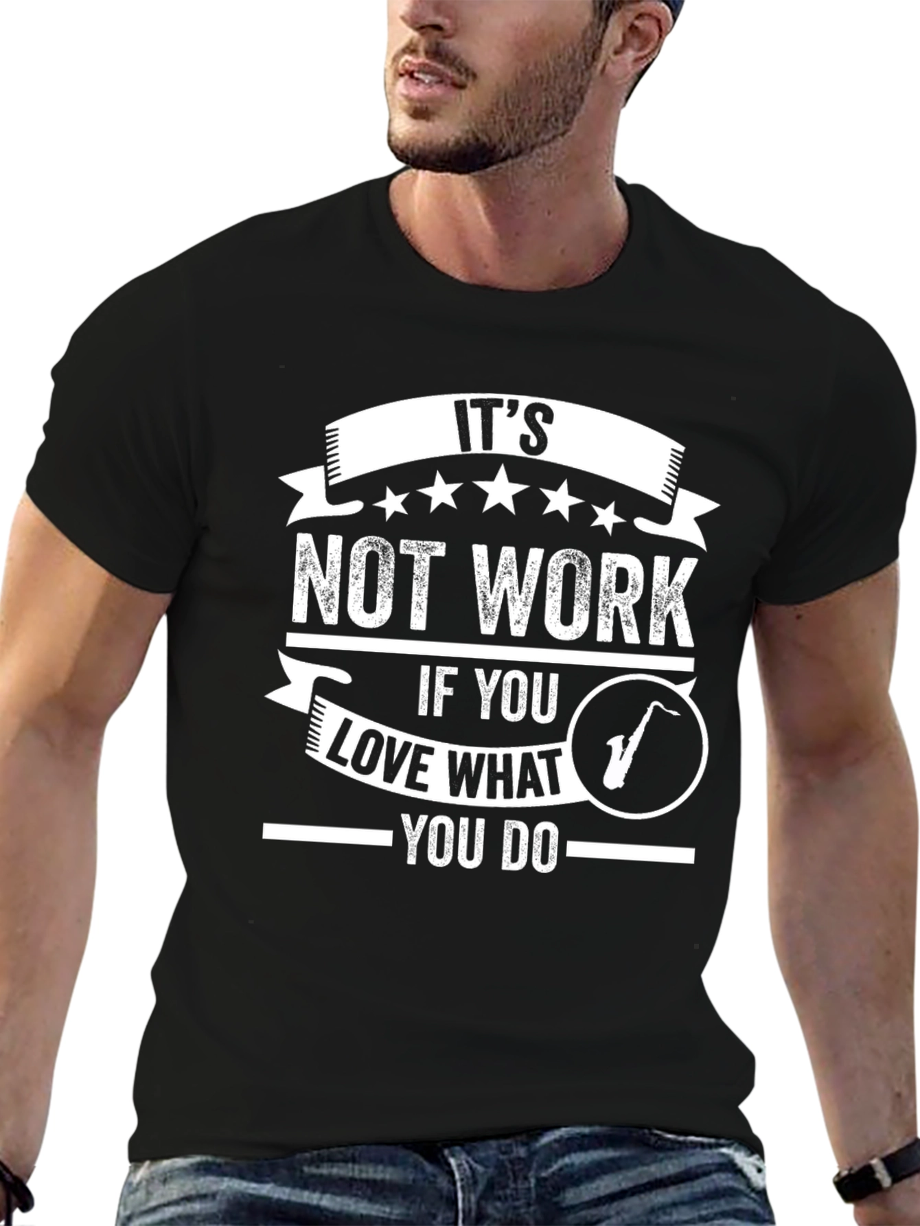 Its Not Work Saxophone Graphic Tee
