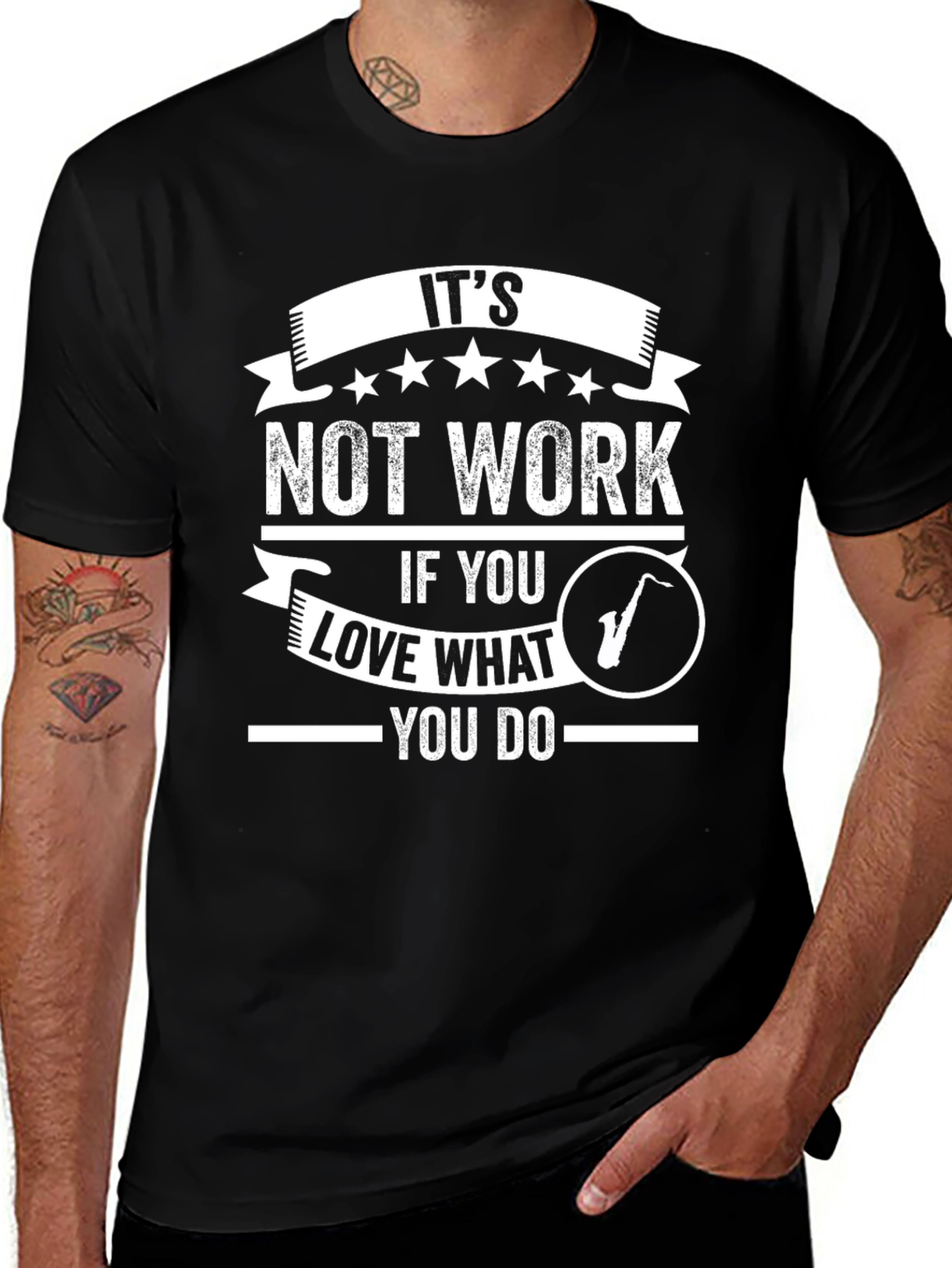 Its Not Work Saxophone Graphic Tee