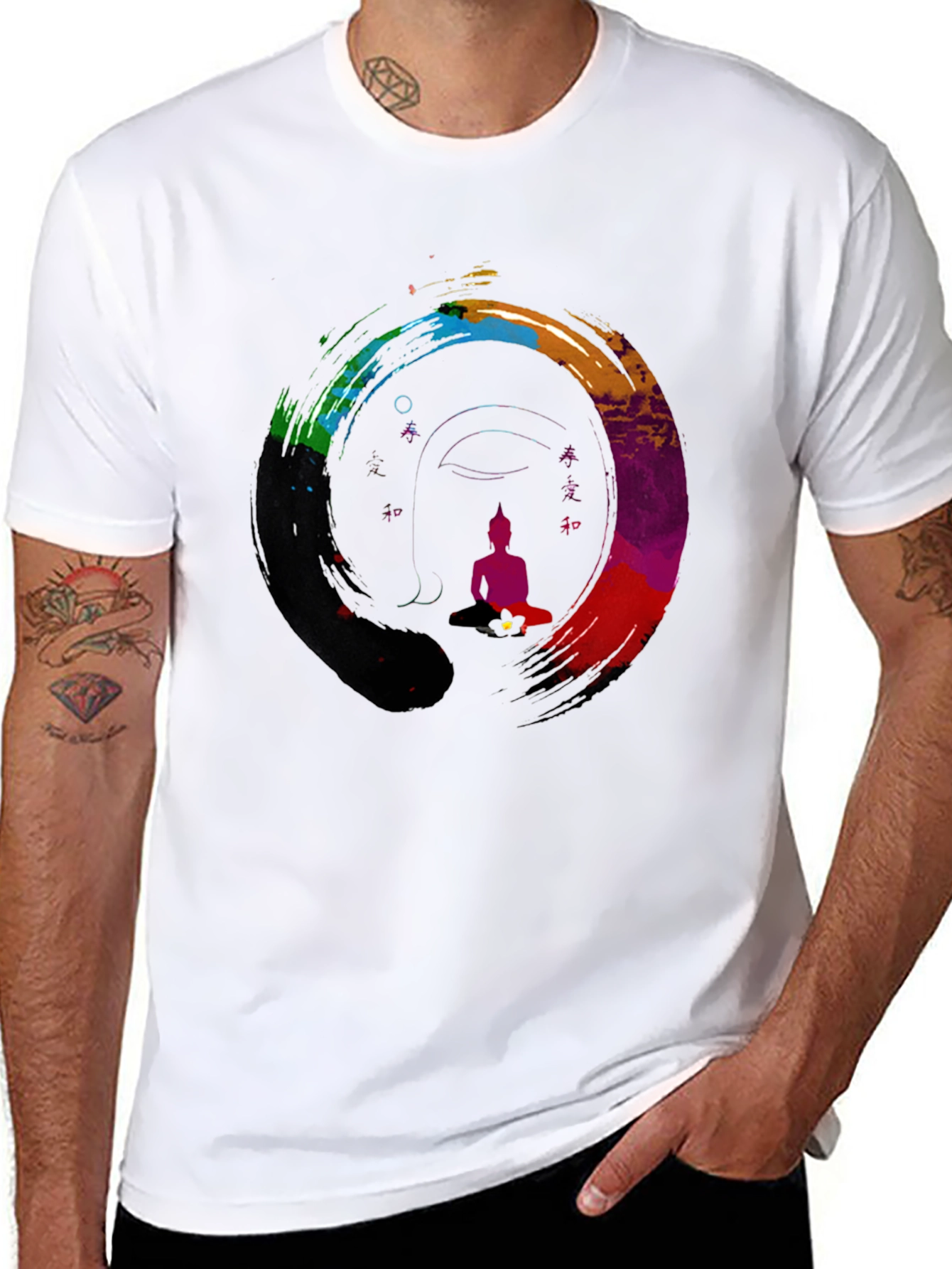 Zen Buddha Graphic Tee - Meditative Style Shirt