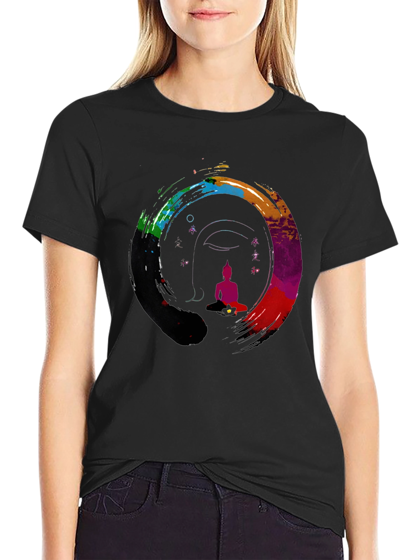 Zen Buddha Graphic Tee - Meditative Style Shirt