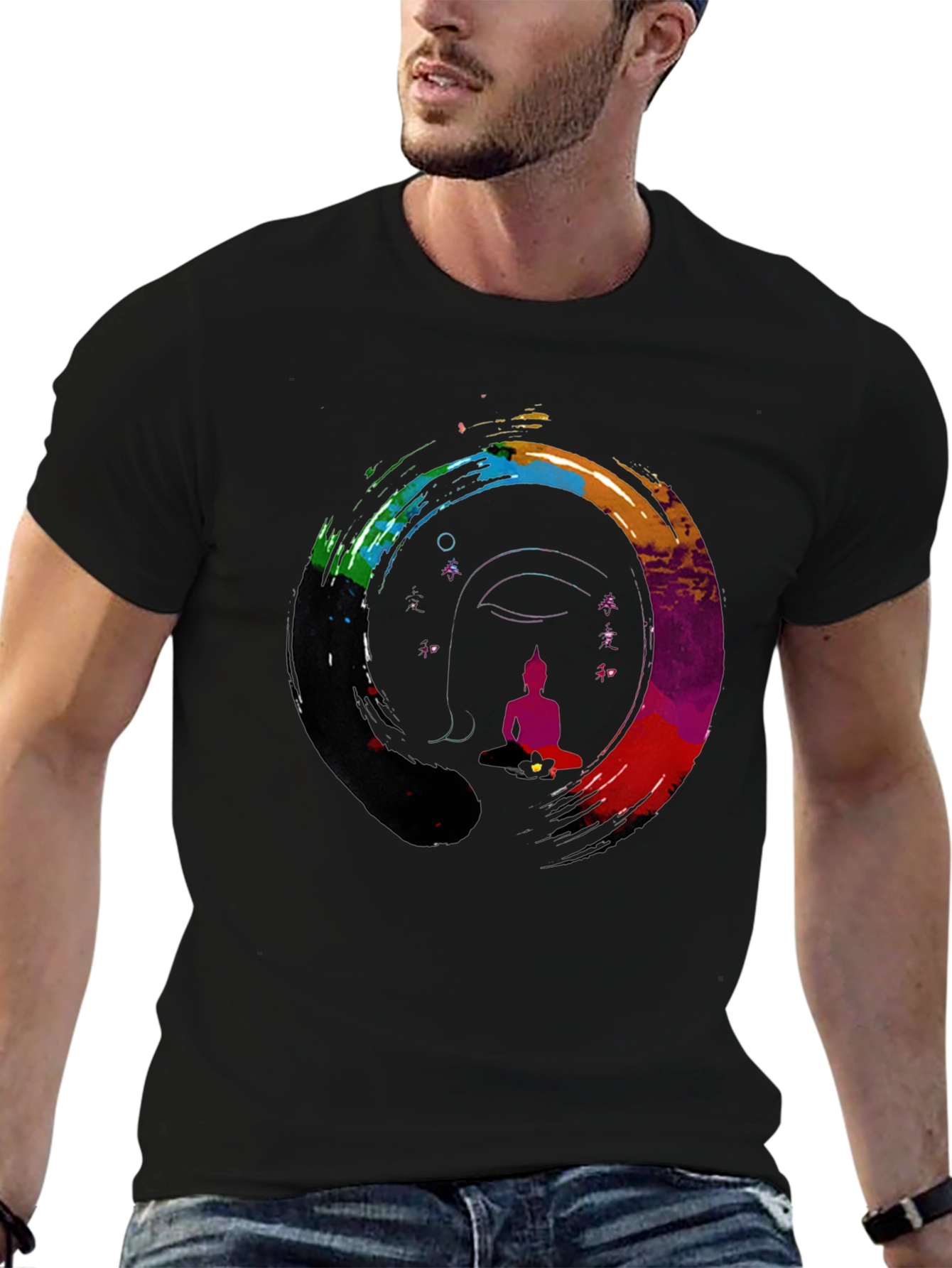 Zen Buddha Graphic Tee - Meditative Style Shirt