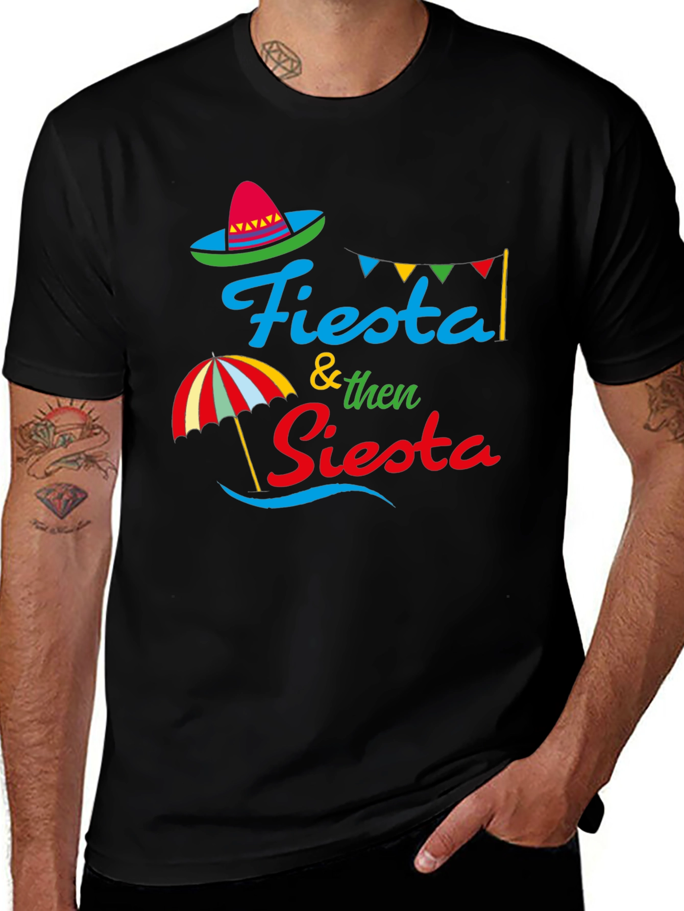 Fiesta & Siesta Graphic T-Shirt
