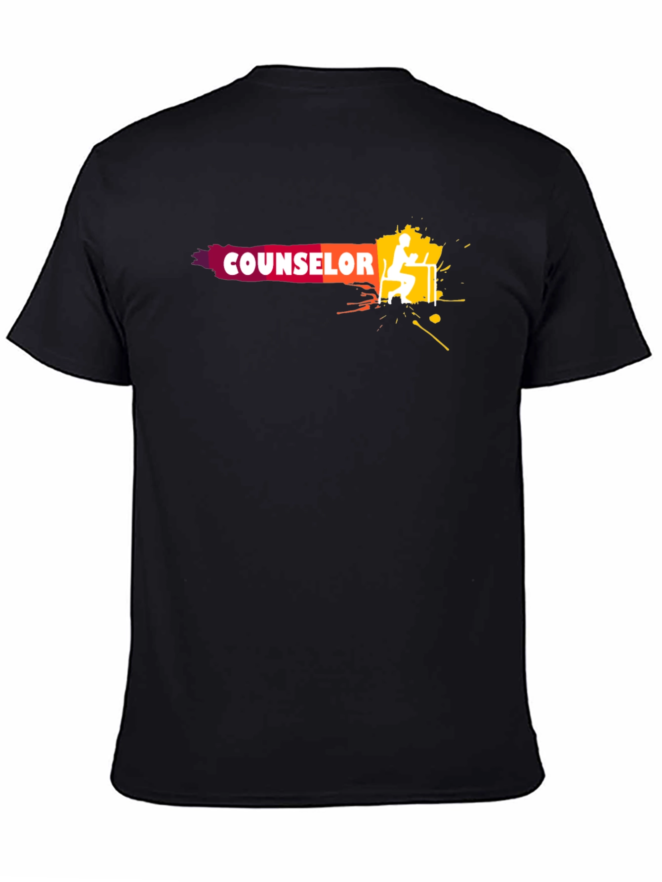 Counselor Graphic Tee - Unisex Black T-Shirt