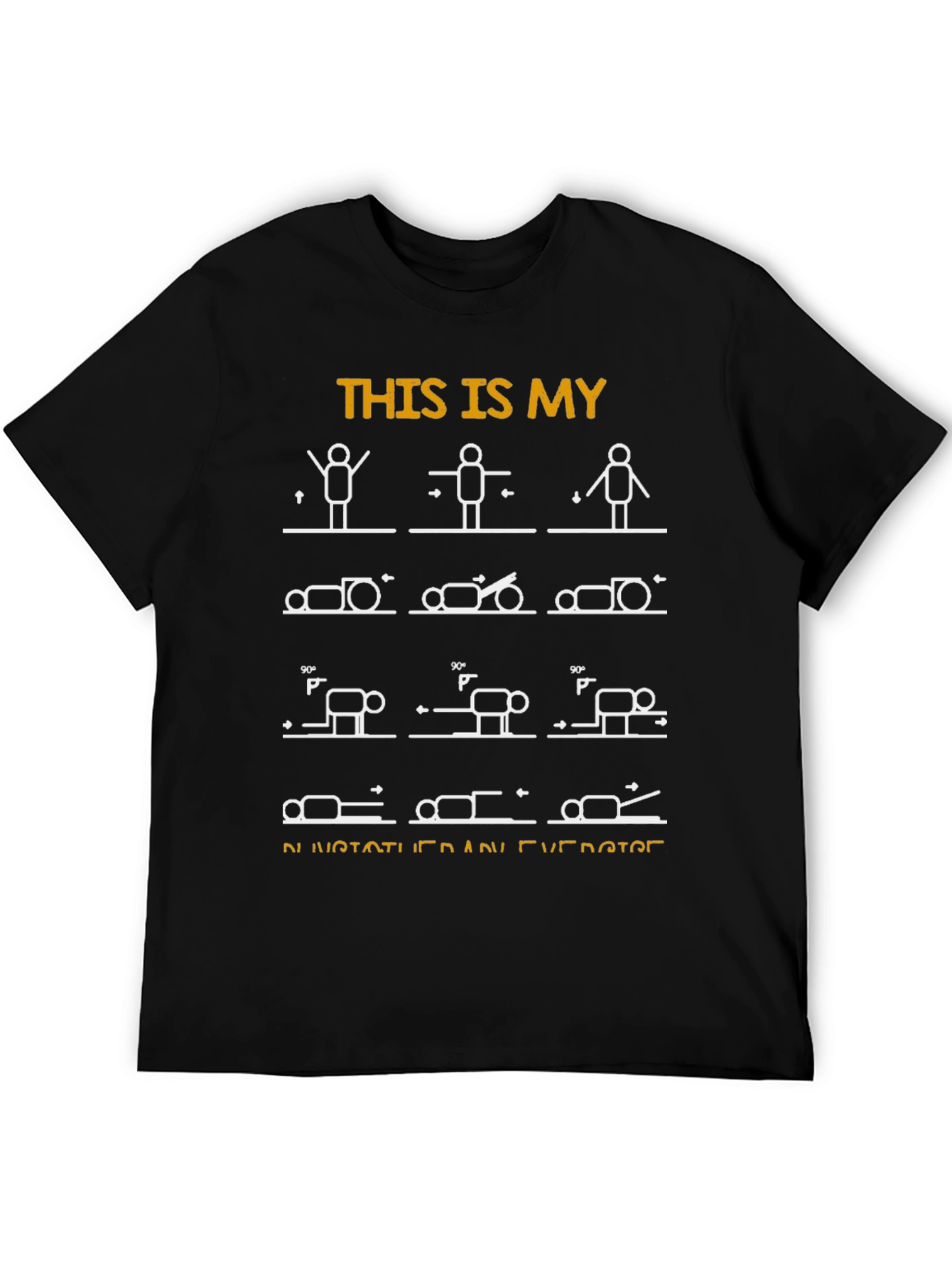 Physiotherapy Exercise T-Shirt - Funny Workout Tee