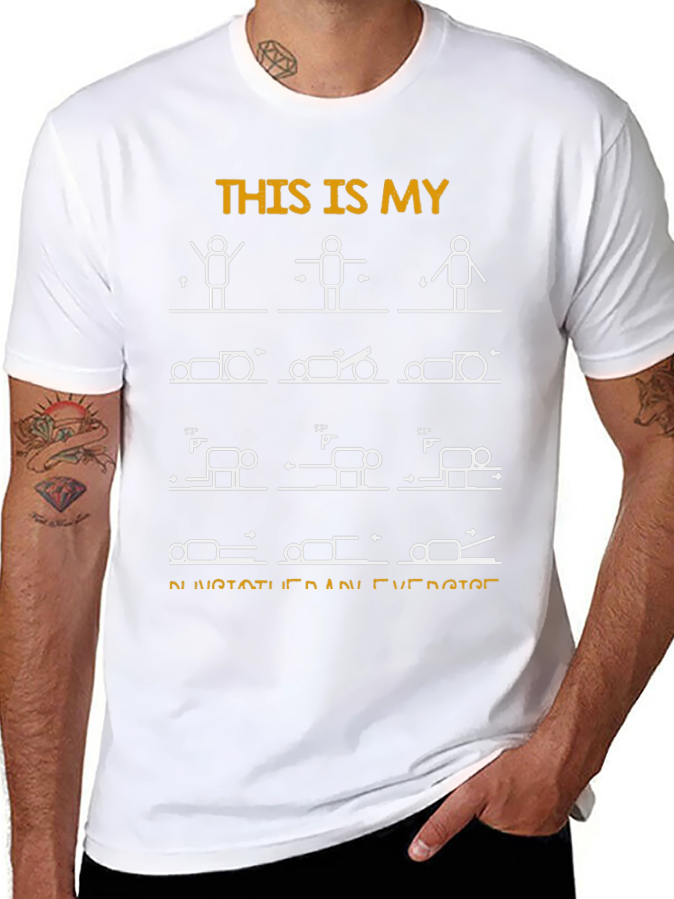 Physiotherapy Exercise T-Shirt - Funny Workout Tee