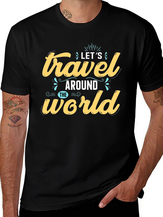 Travel the World Graphic Tee - Adventure Awaits!