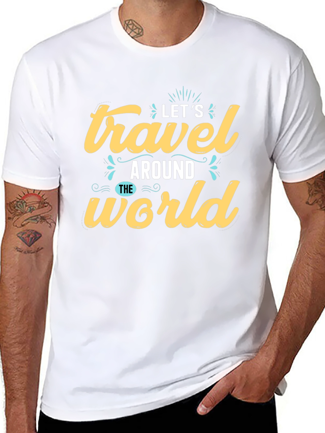 Travel the World Graphic Tee - Adventure Awaits!