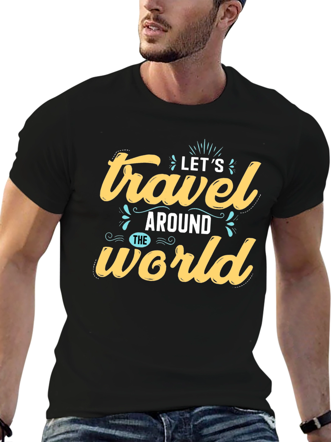 Travel the World Graphic Tee - Adventure Awaits!