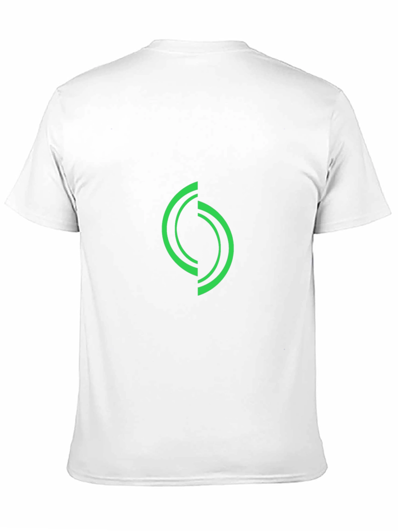 Green Graphic Print Black T-Shirt