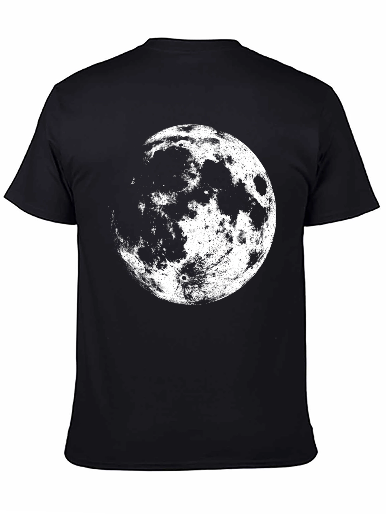 Moon Graphic Black T-Shirt