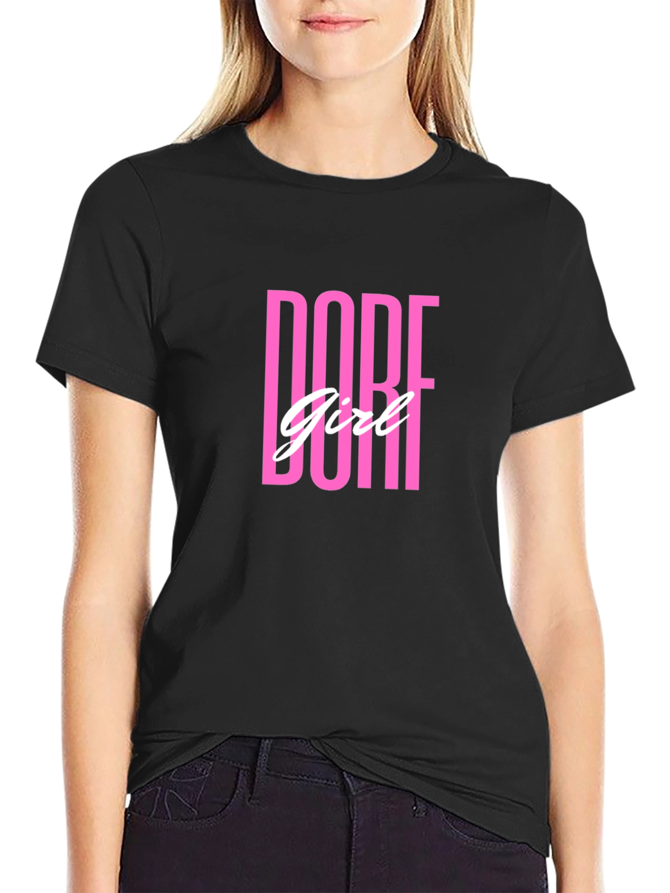 Dope Girl T-Shirt - Black Cotton Tee