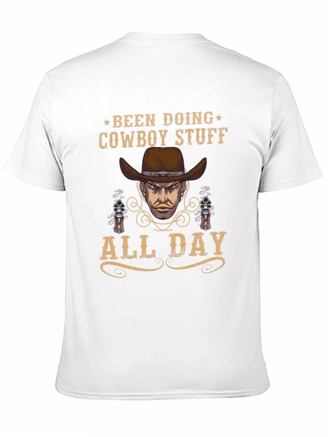 Cowboy Stuff All Day Black T-Shirt