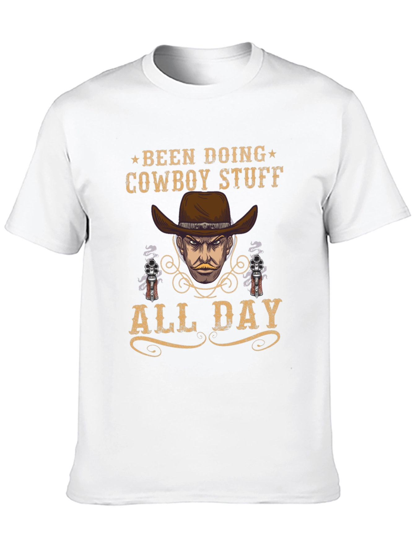 Cowboy Stuff All Day Black T-Shirt