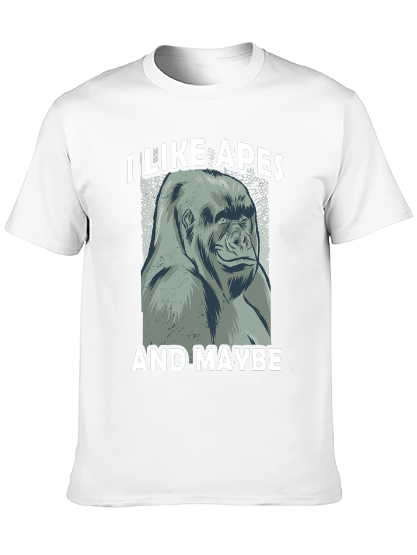 I Like Apes Funny Gorilla Graphic T-Shirt