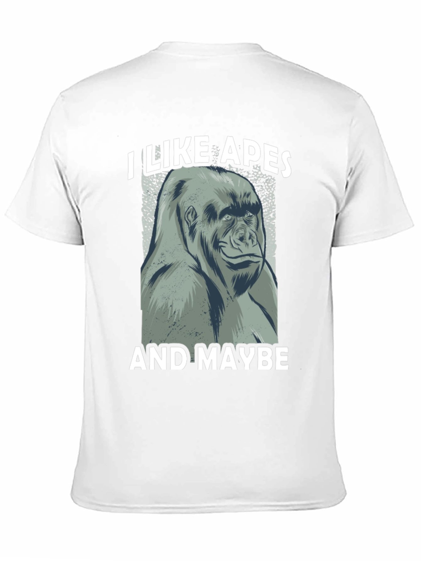 I Like Apes Funny Gorilla Graphic T-Shirt
