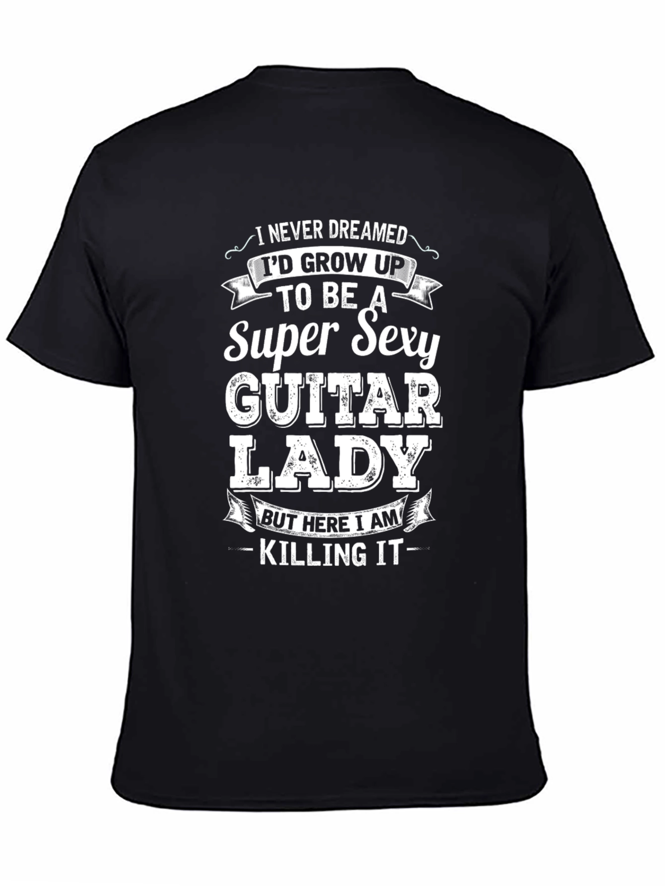 Super Sexy Guitar Lady T-Shirt