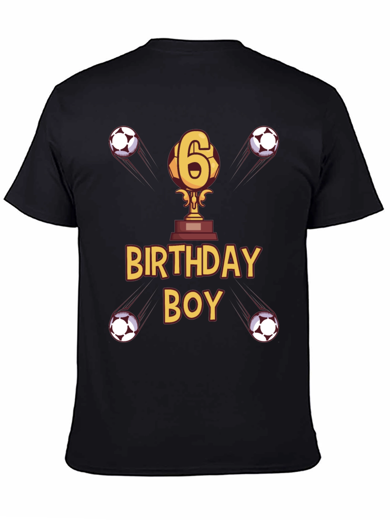Birthday Boy Soccer T-Shirt - Age 6