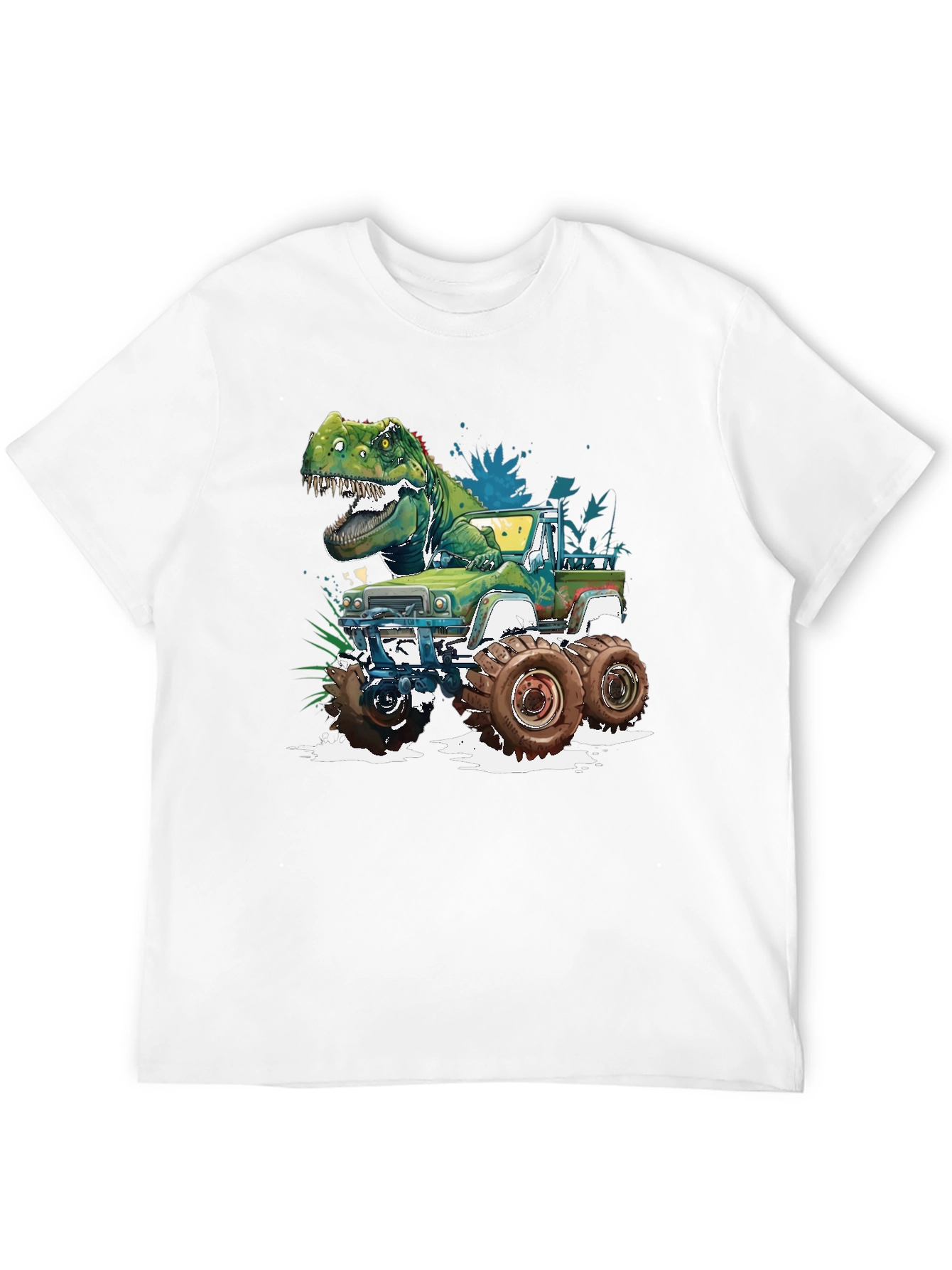 Dino Truck T-Shirt - Monster Truck Dinosaur Tee