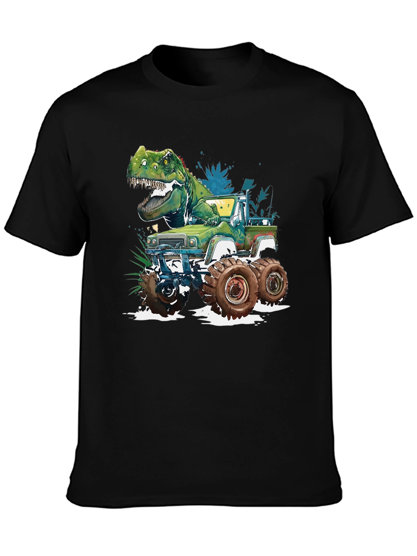 Dino Truck T-Shirt - Monster Truck Dinosaur Tee