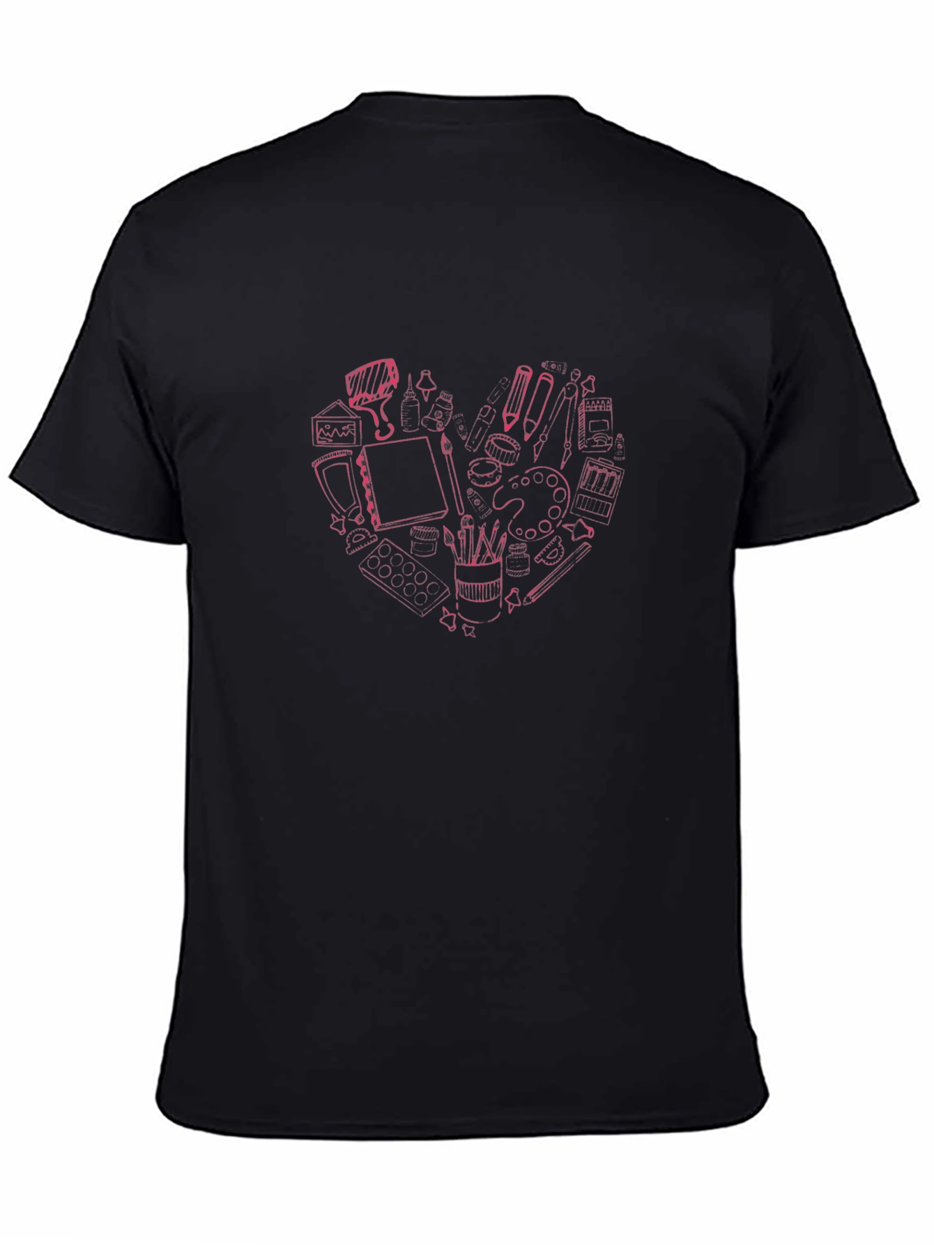 Artists Heart Graphic Tee - Black