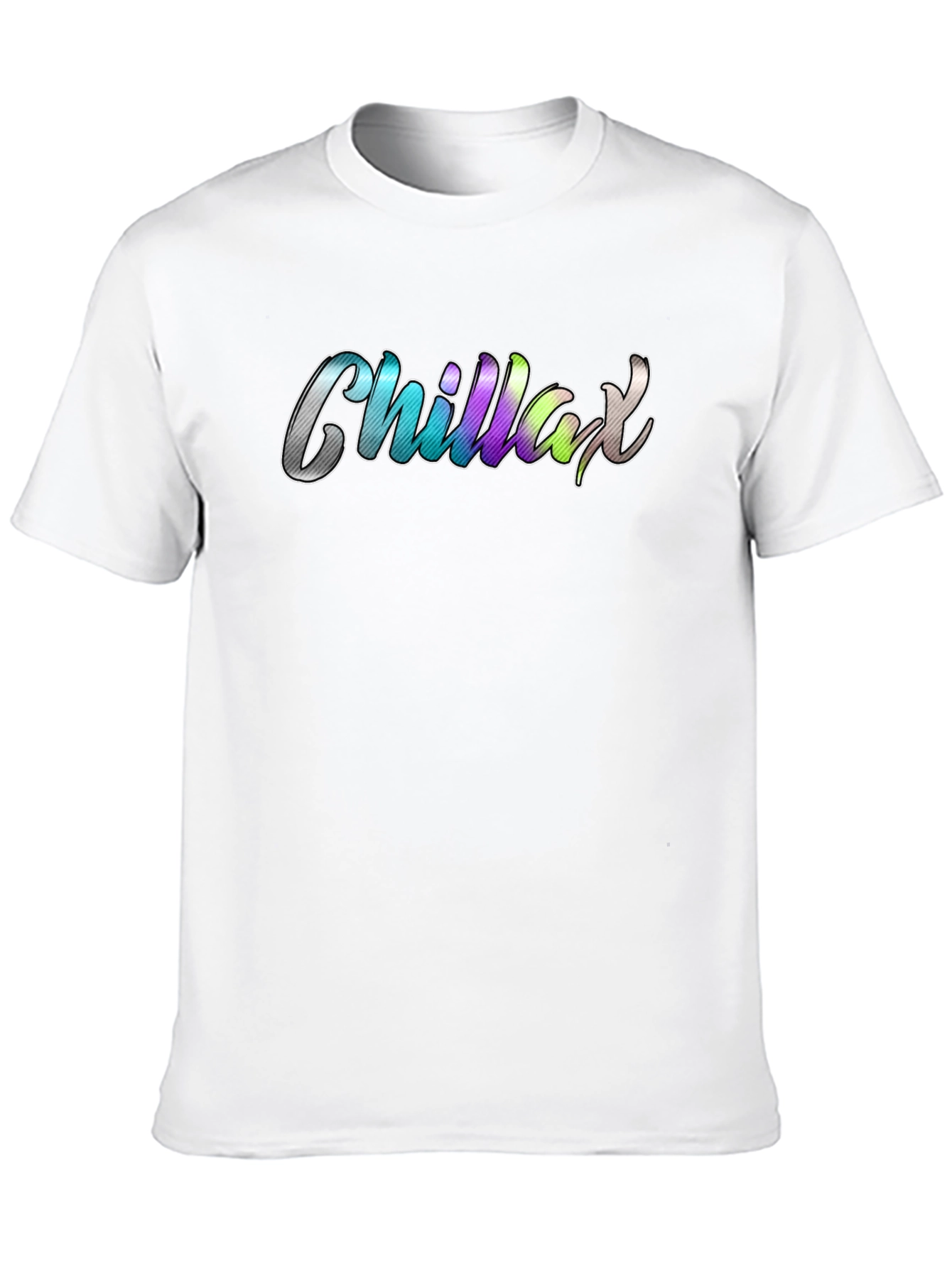 Chillax Black T-Shirt - Stylish Relaxed Fit Tee