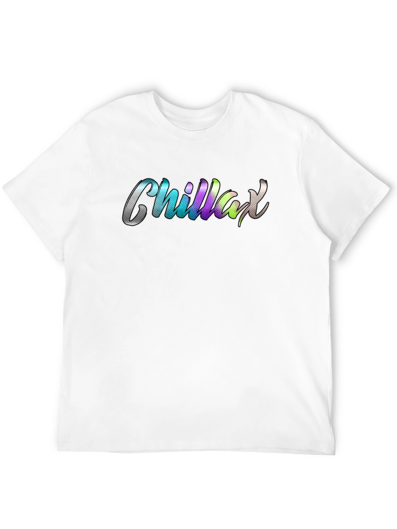 Chillax Black T-Shirt - Stylish Relaxed Fit Tee