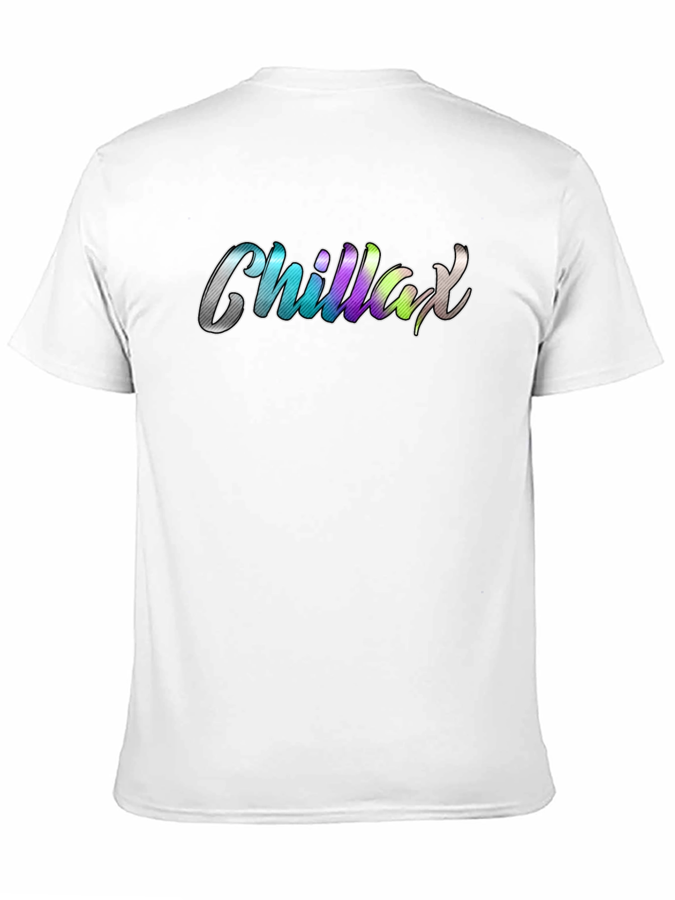 Chillax Black T-Shirt - Stylish Relaxed Fit Tee