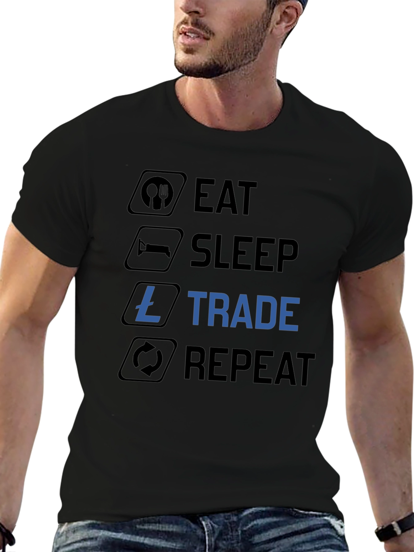 Eat Sleep Trade Repeat T-Shirt
