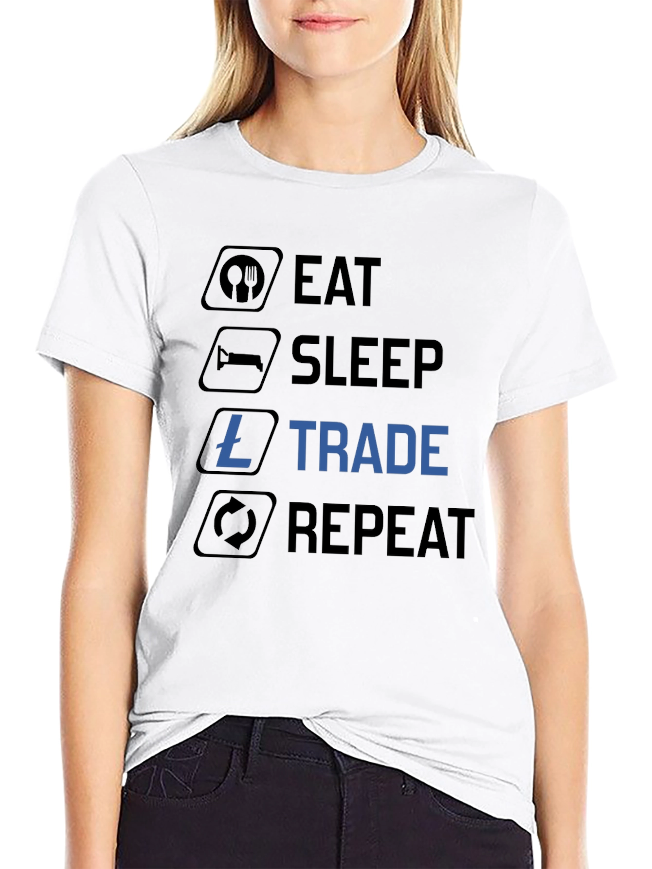 Eat Sleep Trade Repeat T-Shirt