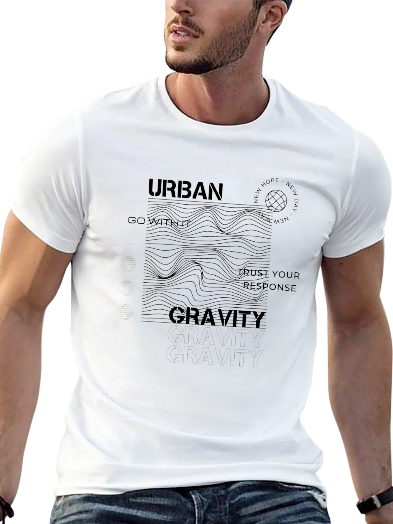 Urban Gravity Graphic Print T-Shirt