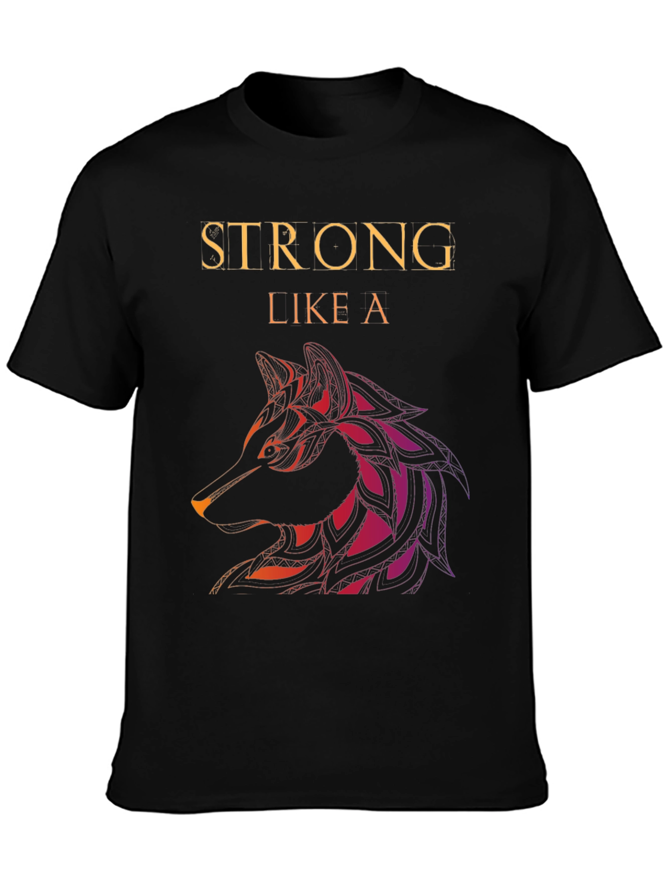 Strong Like a Wolf Graphic Tee