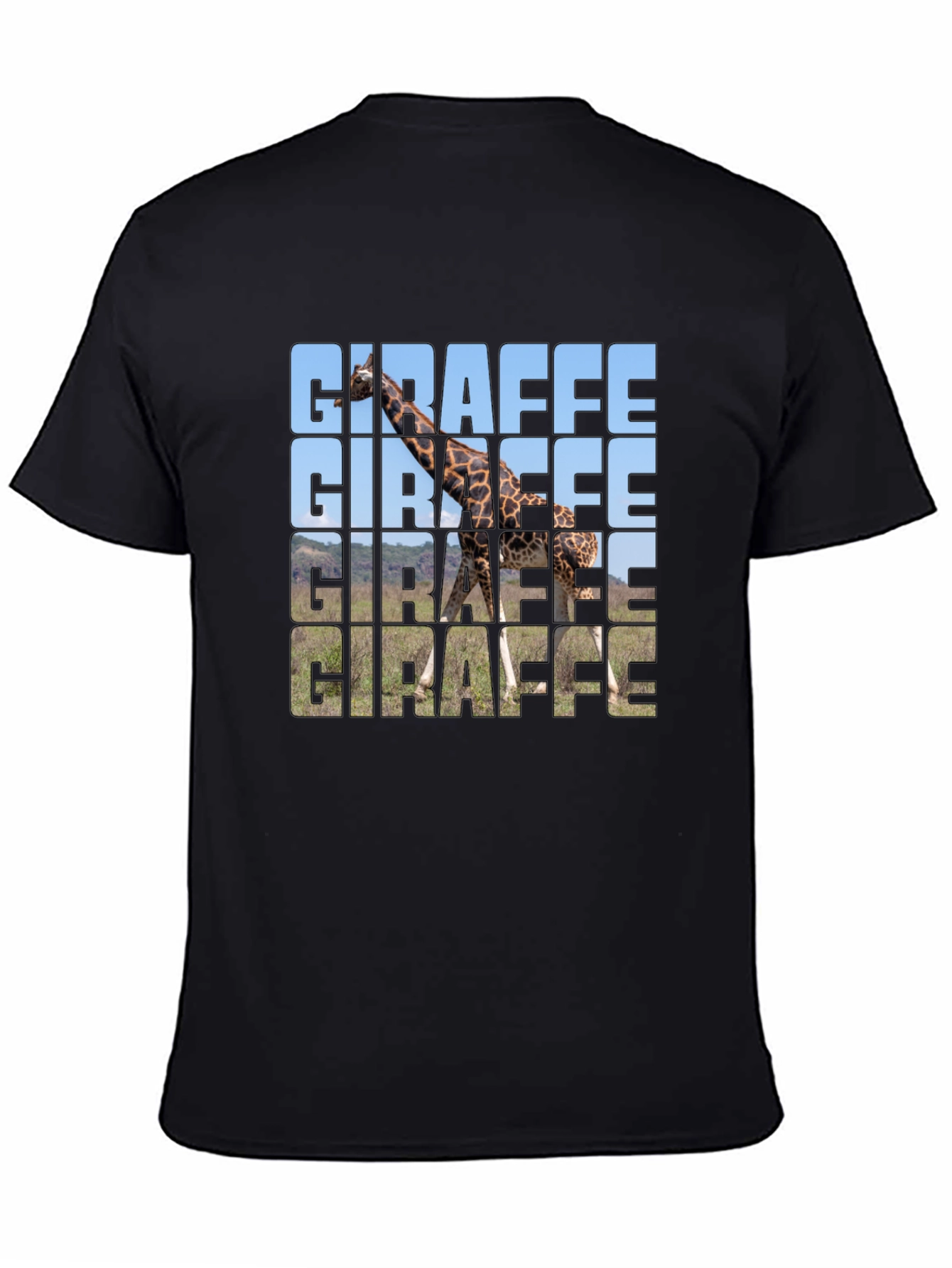 Giraffe Graphic T-Shirt - Trendy Animal Print Tee