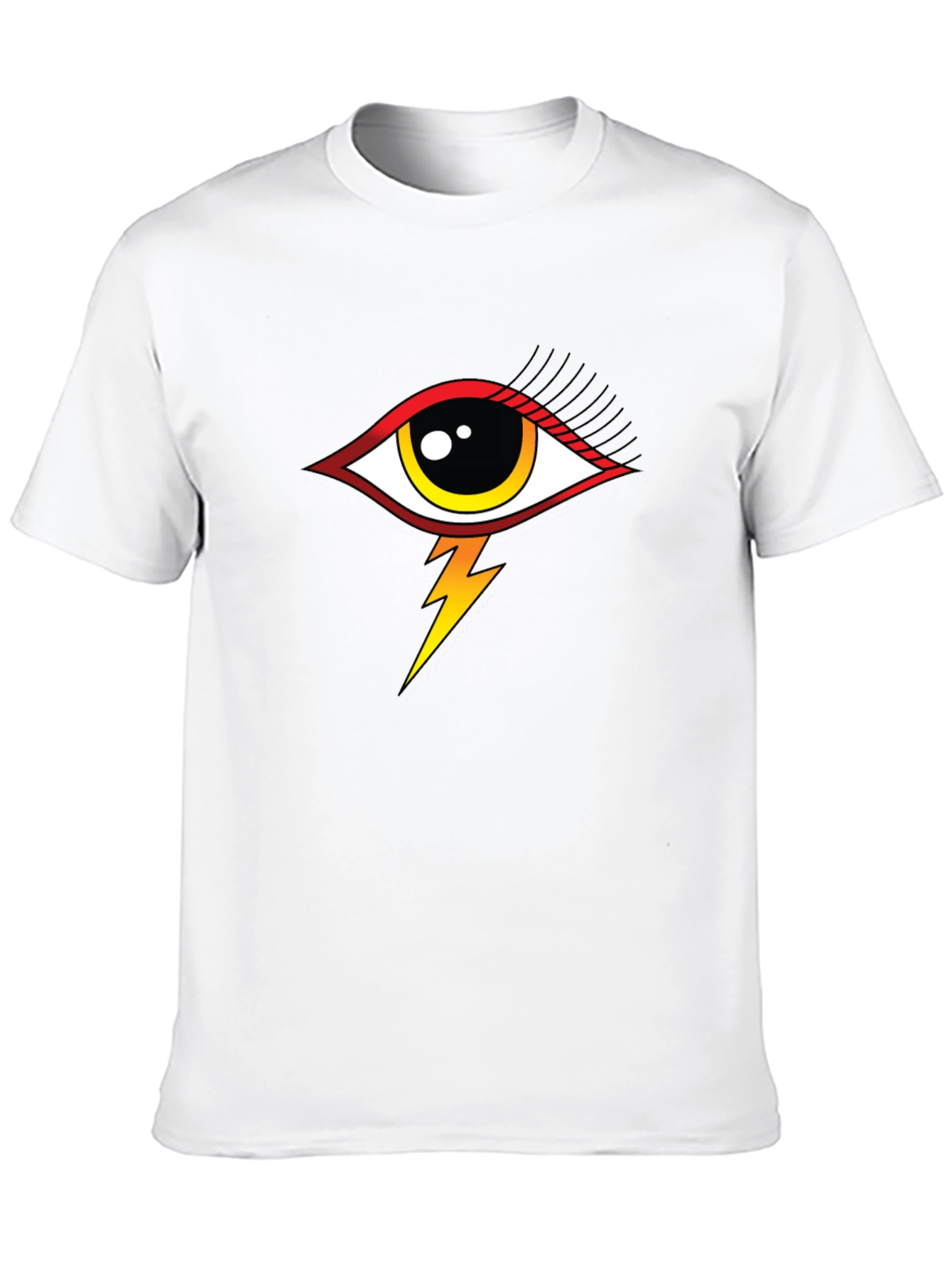 Eye and Lightning Bolt Graphic Tee