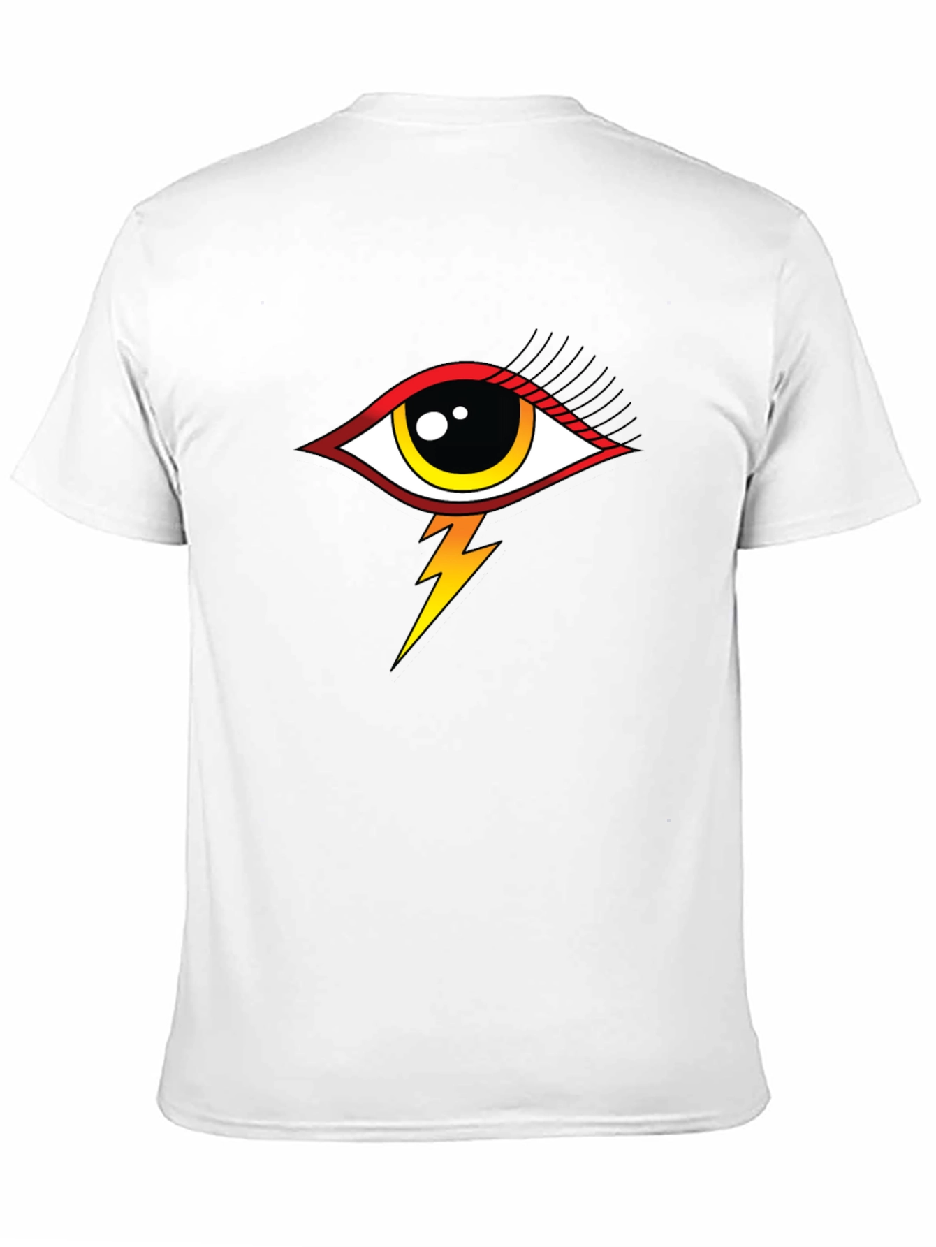 Eye and Lightning Bolt Graphic Tee