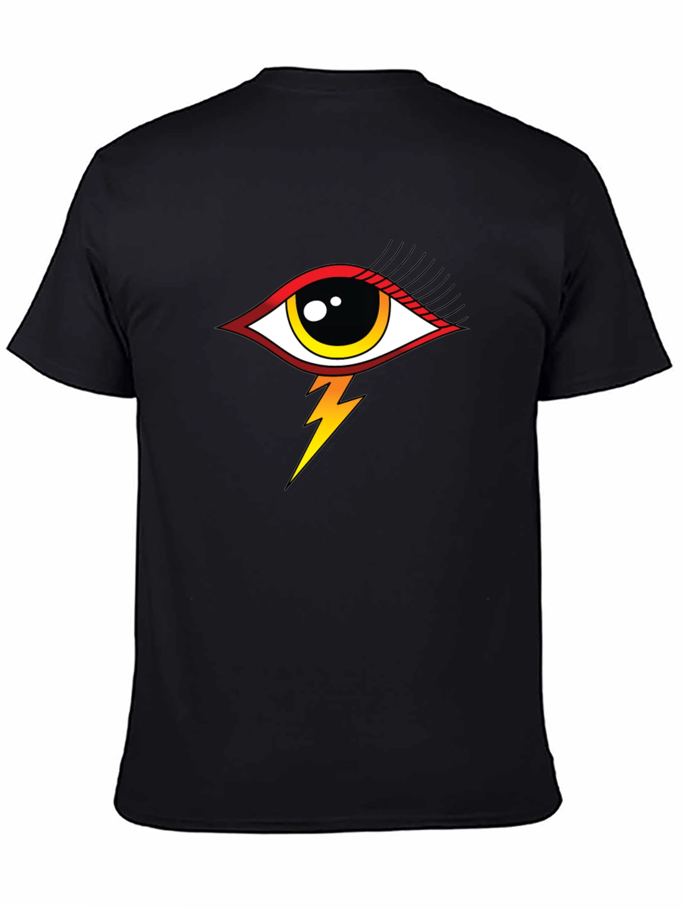Eye and Lightning Bolt Graphic Tee