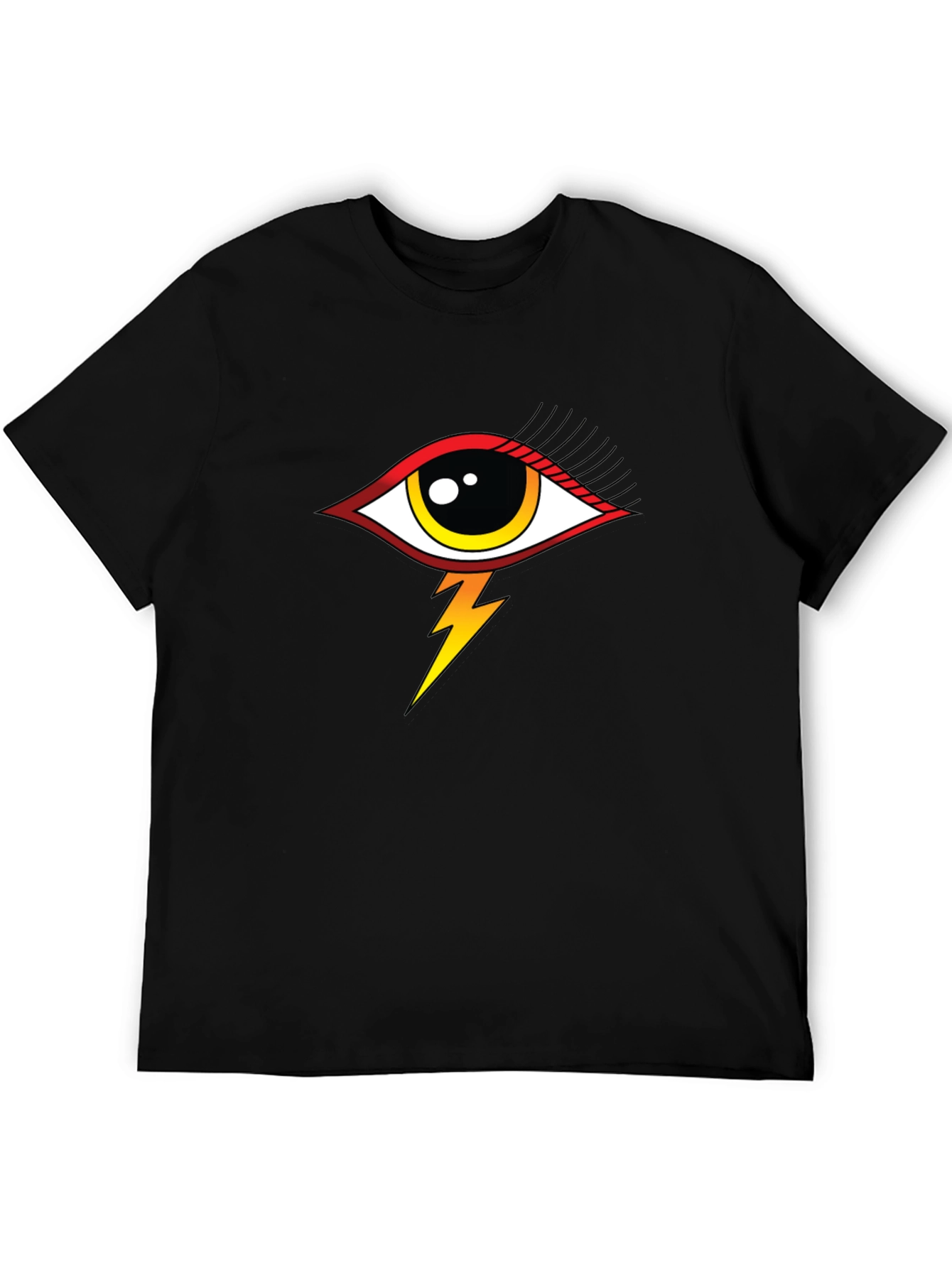 Eye and Lightning Bolt Graphic Tee
