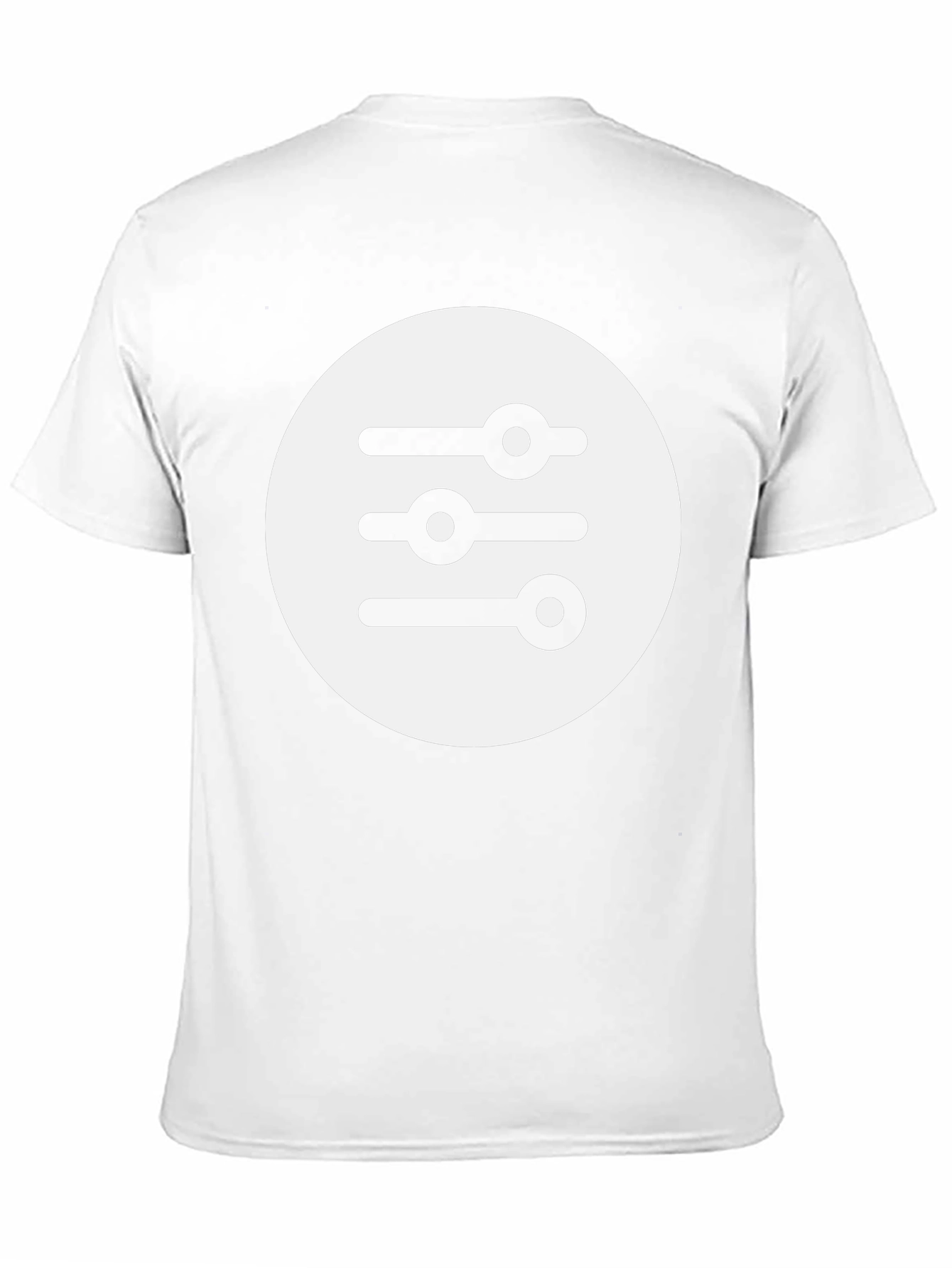 Graphic Tee: Equalizer Design Black T-Shirt