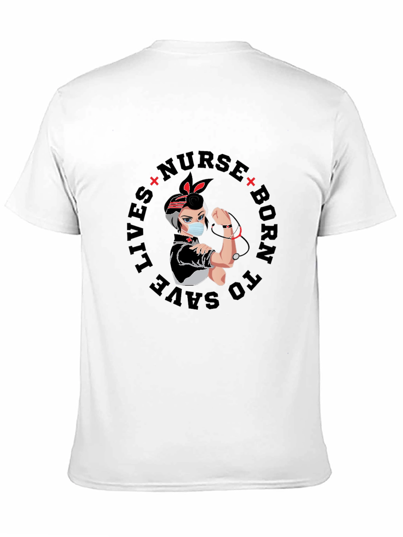 Nurse Born to Save Lives Graphic T-Shirt