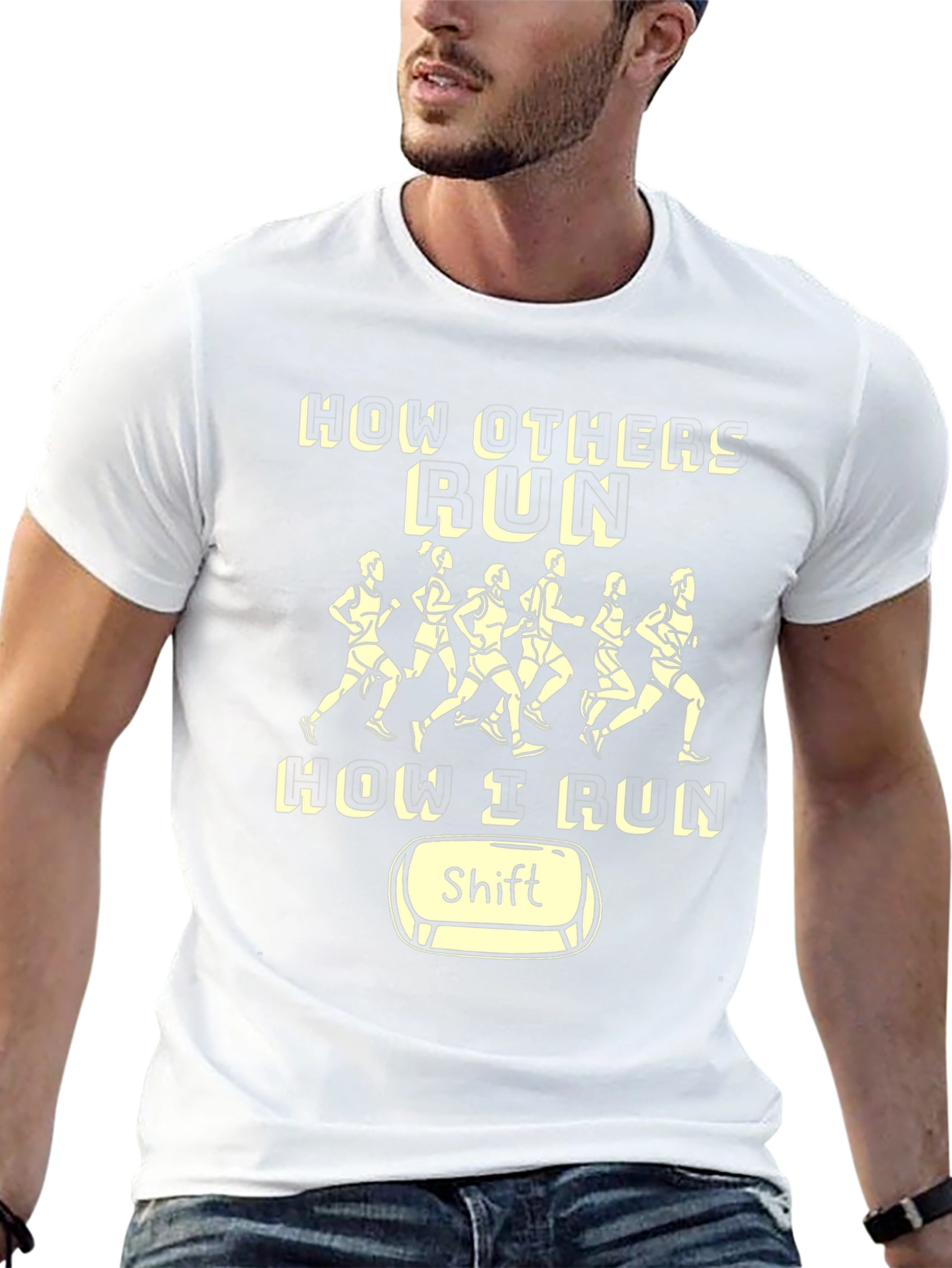 Funny Running Shirt - How I Run Shift