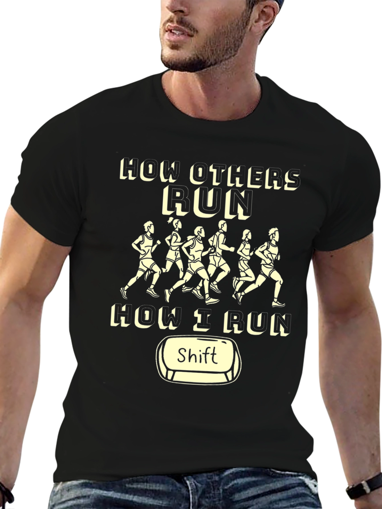 Funny Running Shirt - How I Run Shift