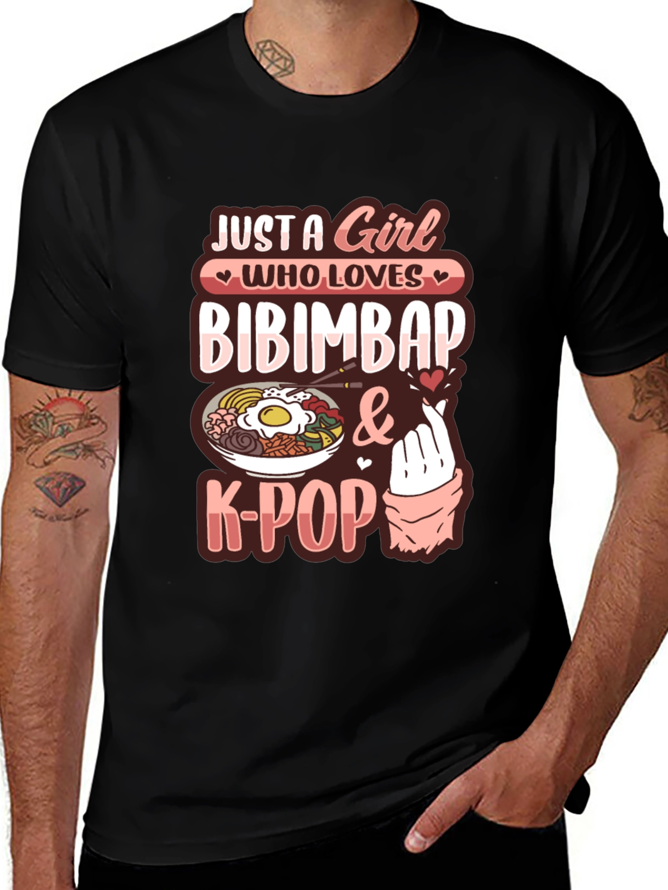 Bibimbap & K-Pop Girls T-Shirt