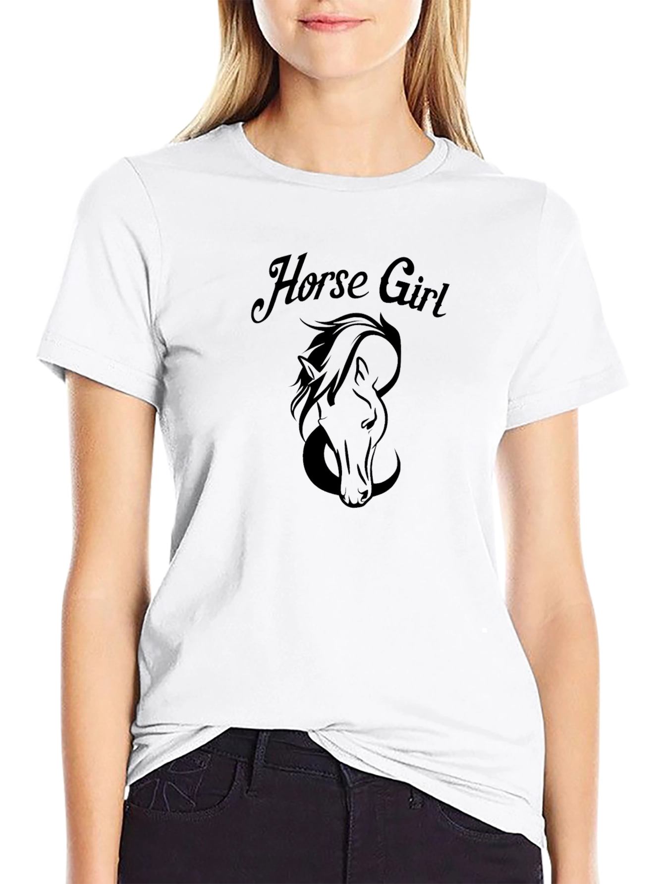 Horse Girl T-Shirt - Equestrian Style Tee