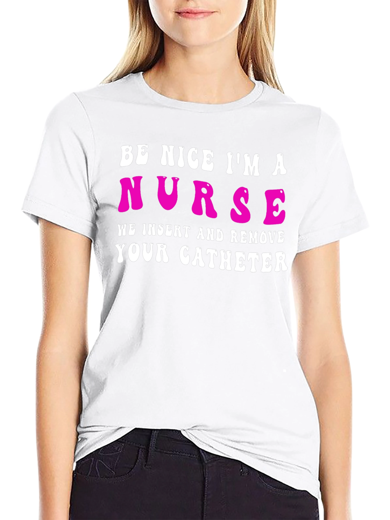 Funny Nurse Catheter T-Shirt