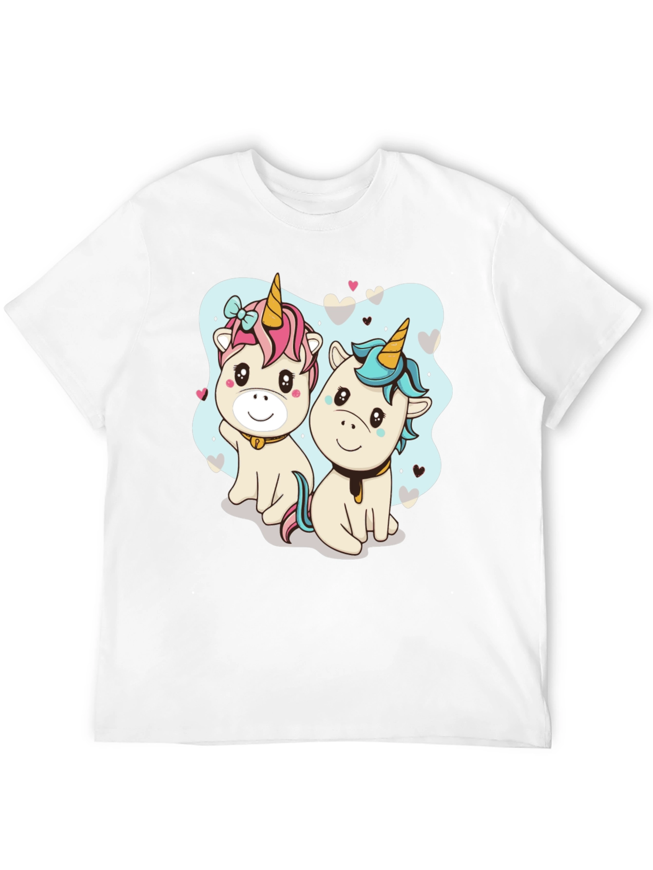 Cute Unicorn Cartoon Graphic T-Shirt