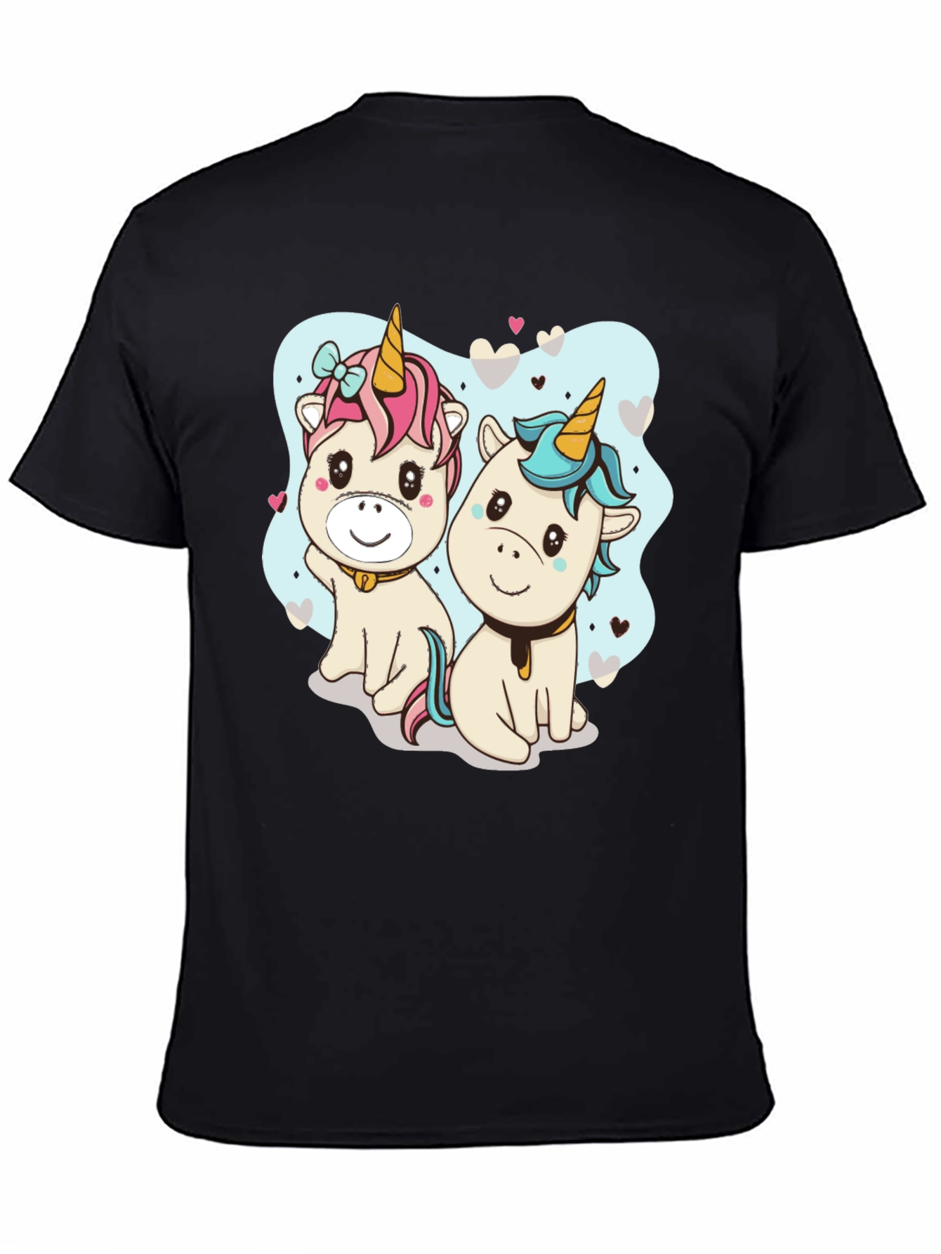 Cute Unicorn Cartoon Graphic T-Shirt