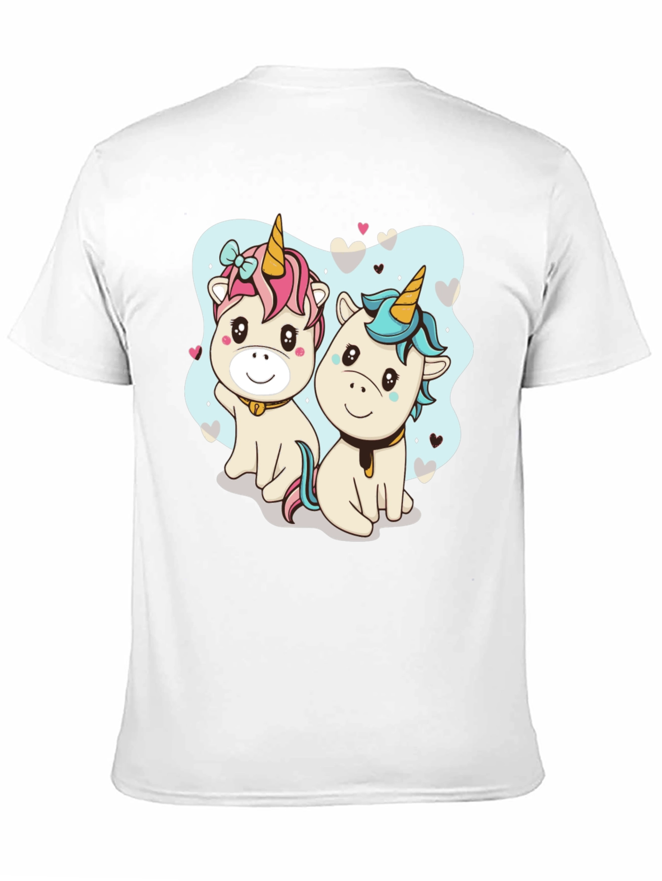 Cute Unicorn Cartoon Graphic T-Shirt