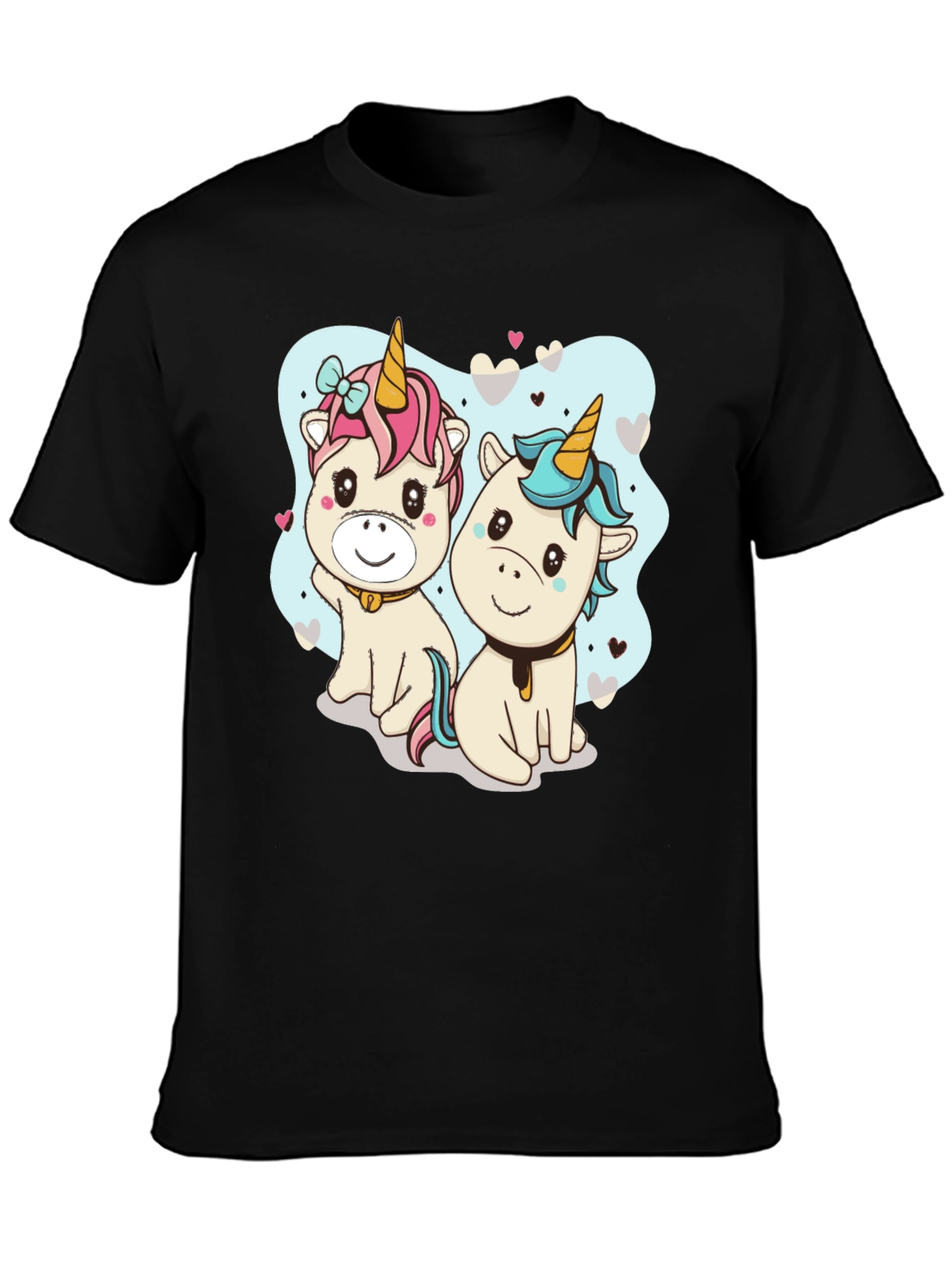 Cute Unicorn Cartoon Graphic T-Shirt
