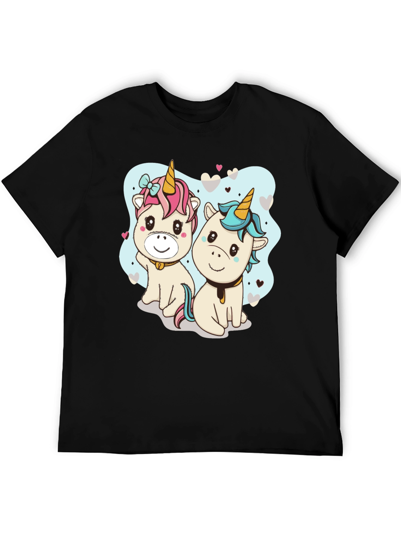 Cute Unicorn Cartoon Graphic T-Shirt