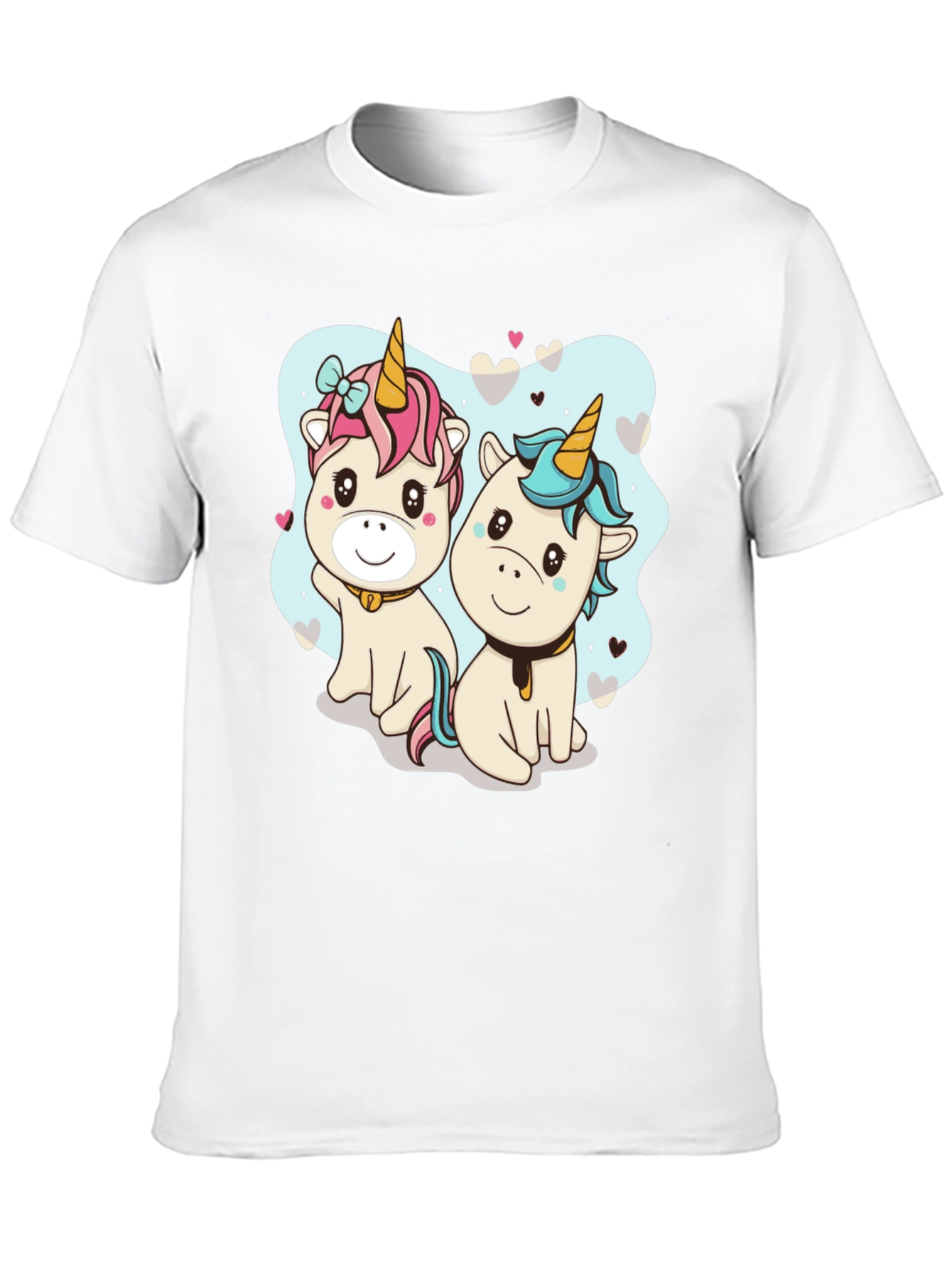 Cute Unicorn Cartoon Graphic T-Shirt