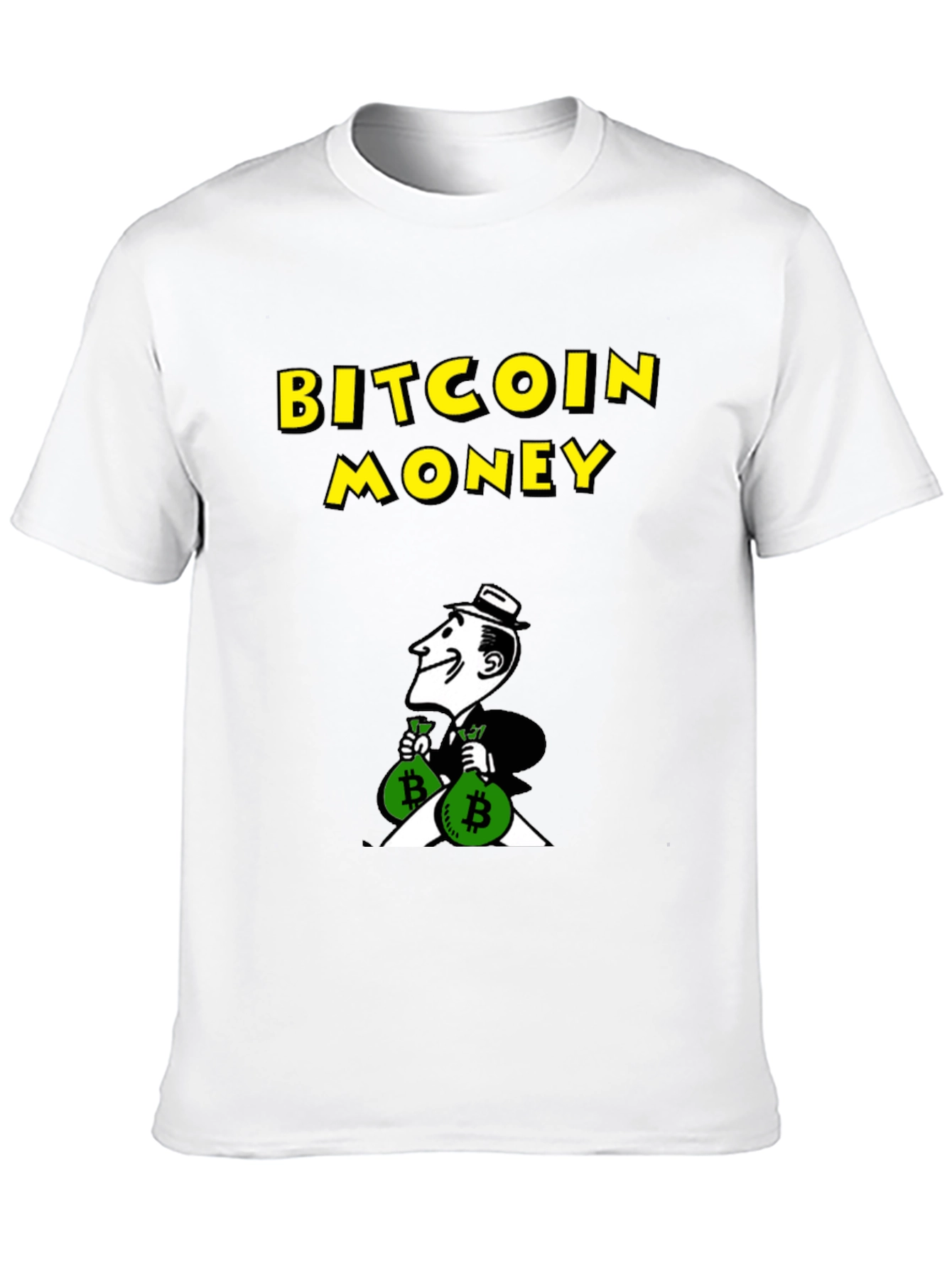 Bitcoin Money Black Graphic Tee
